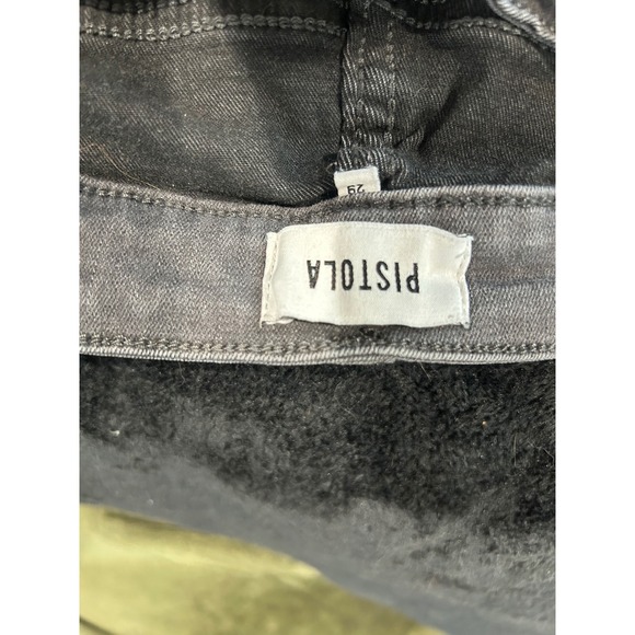 Pistola Women Gray Wash Denim Skinny Jeans Raw Hem Distressed Size 29 - Picture 9 of 10
